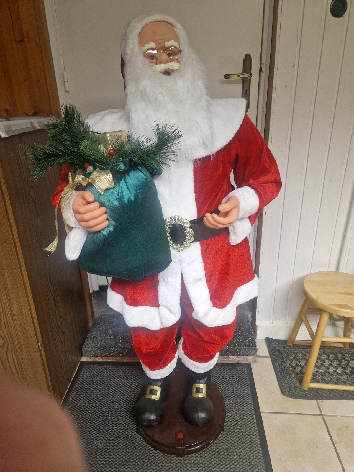 grote kerstman beweging en zingen, Diversen, Ophalen, Gebruikt