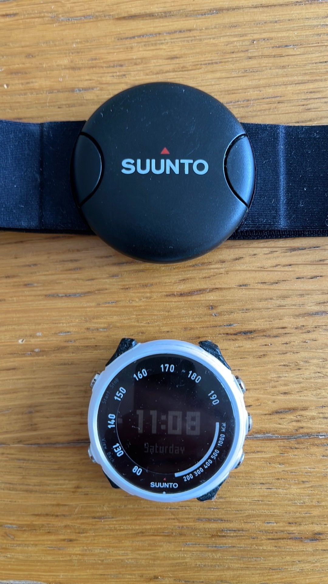 Suunto t1c + hartslagmeter, Ophalen of Verzenden, Gebruikt, Suunto, Waterdicht