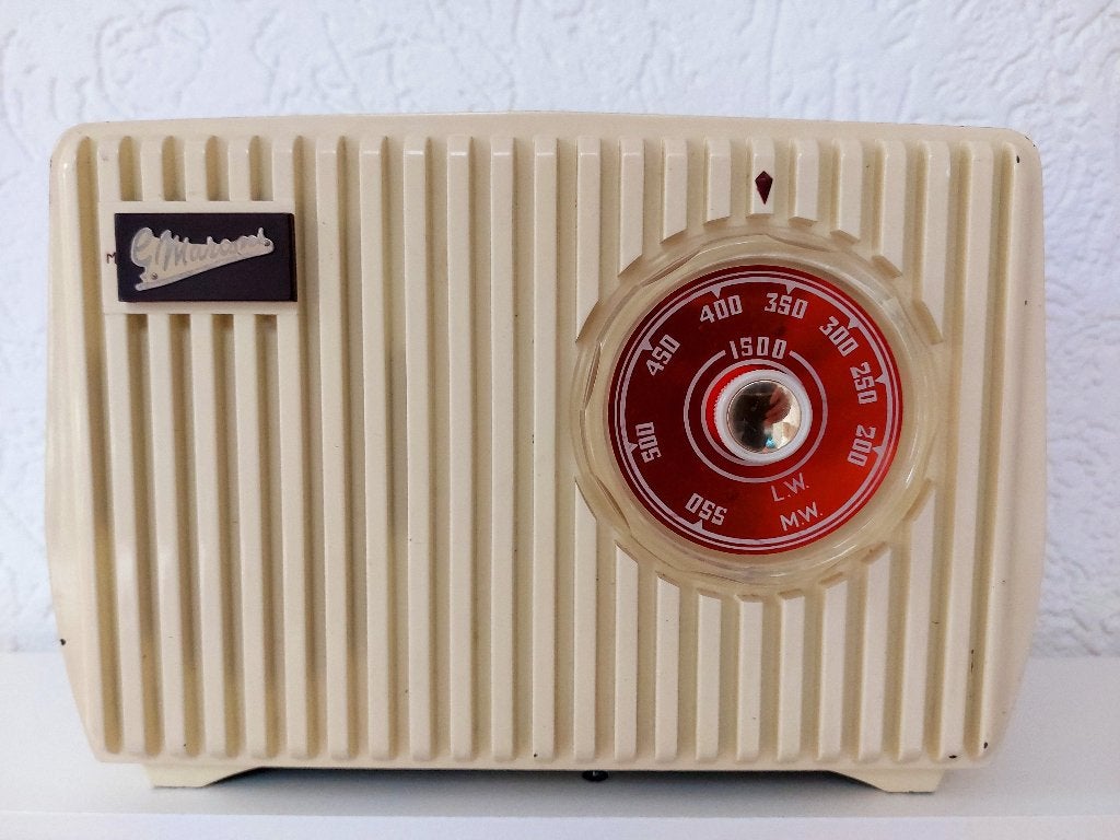 Marconi T43DA Bakelieten Radio - Engels Model, Ophalen of Verzenden, Gebruikt, Radio