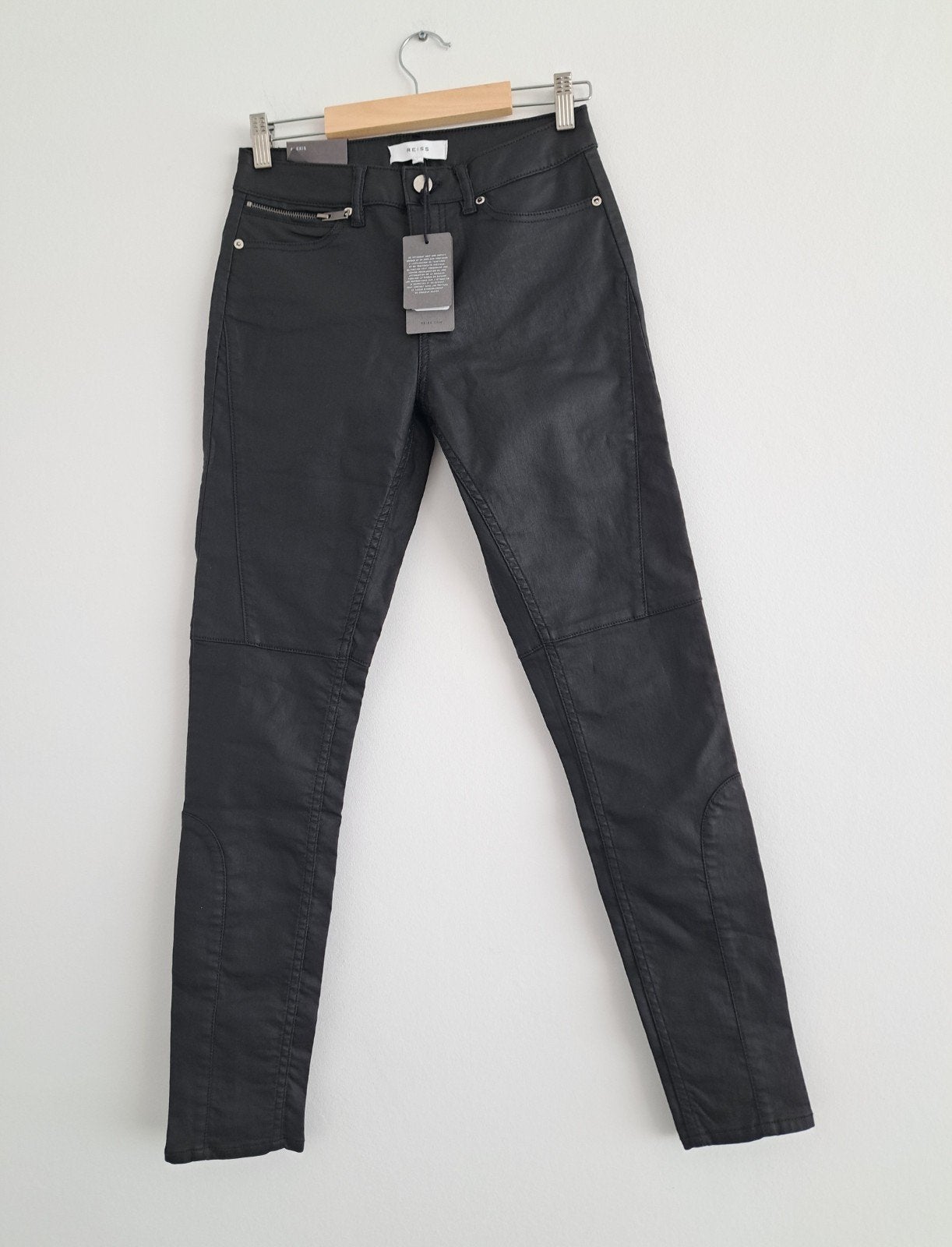 Reiss Alexa Biker Jeans maat 27 Nieuw, Ophalen of Verzenden, Nieuw, Zwart, W27 (confectie 34) of kleiner
