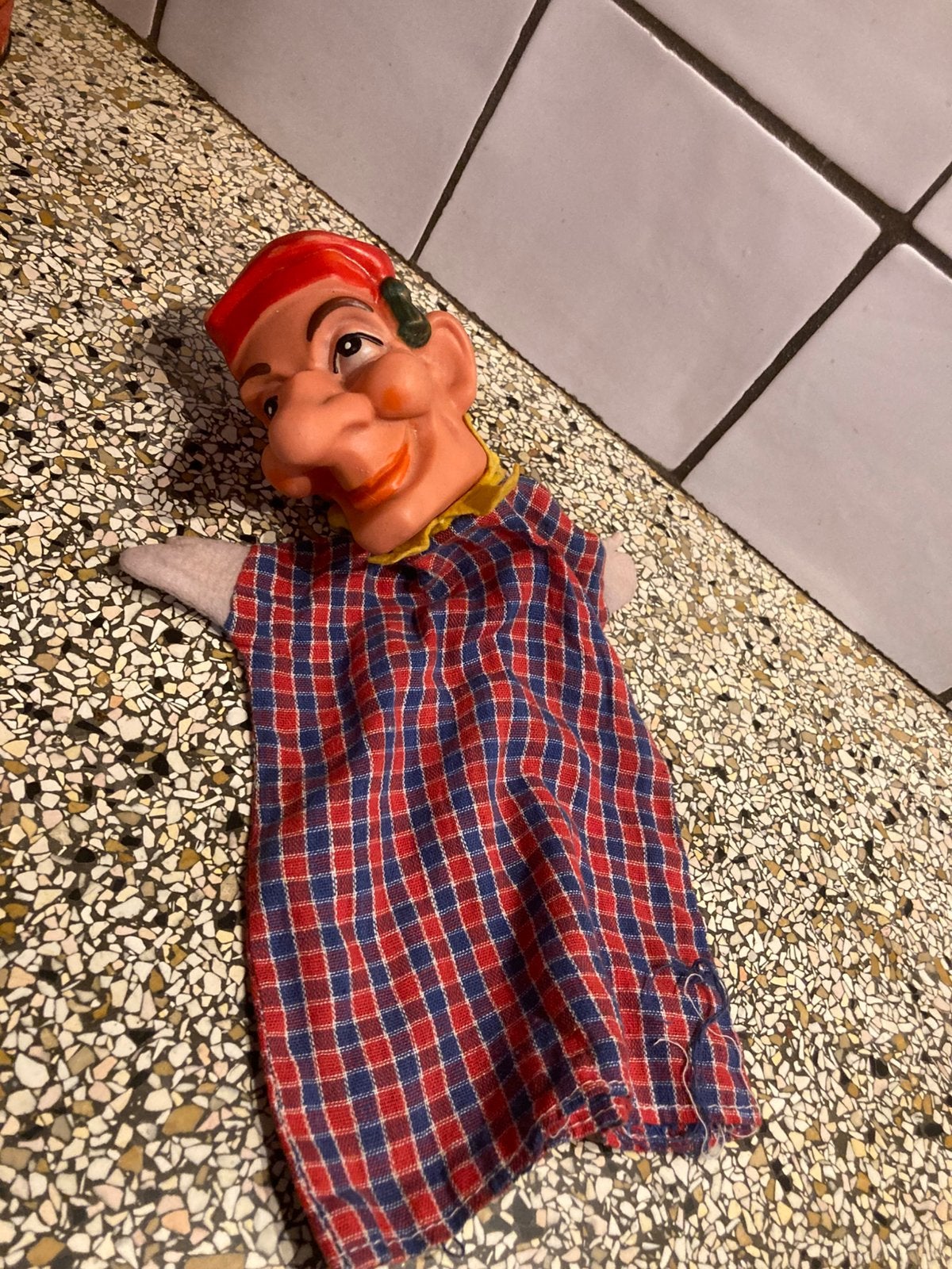 Oude poppenkastpop Jan Klaasen, Ophalen of Verzenden, Gebruikt, Overige typen
