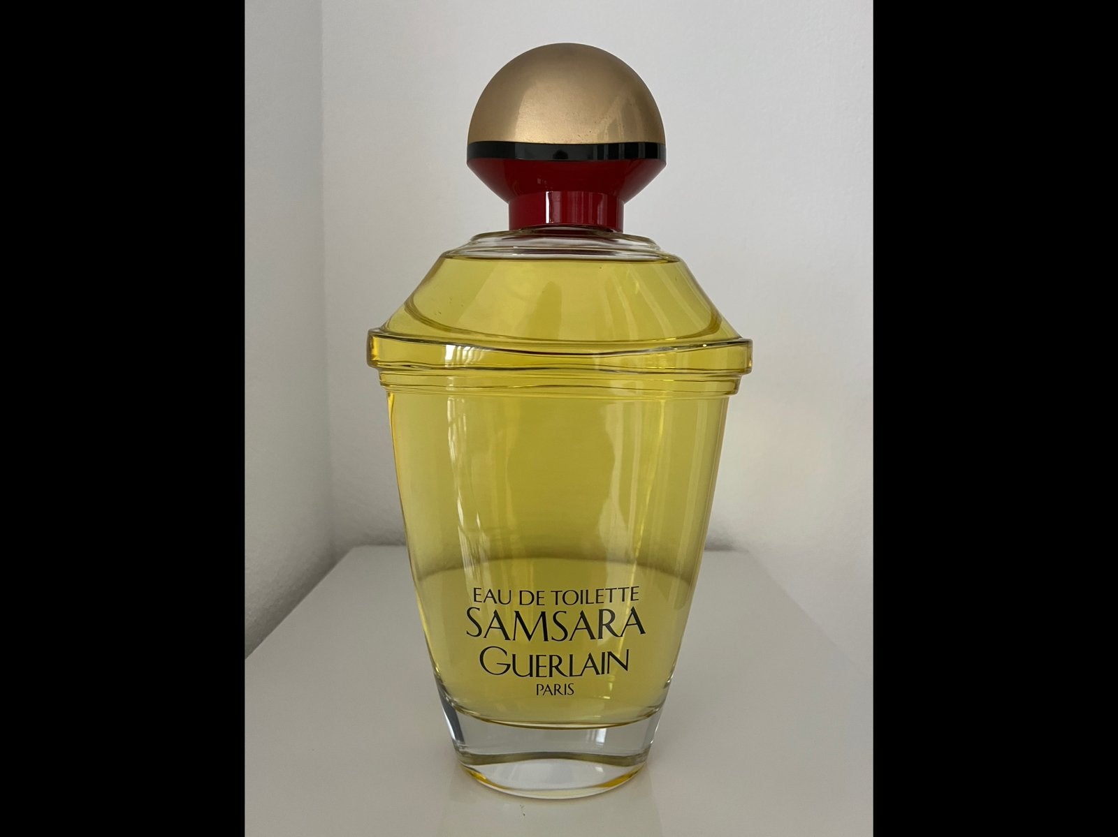 Guerlain Samsara Giant Factice 34 cm hoog decoratie!, Ophalen, Zo goed als nieuw, Parfumfles