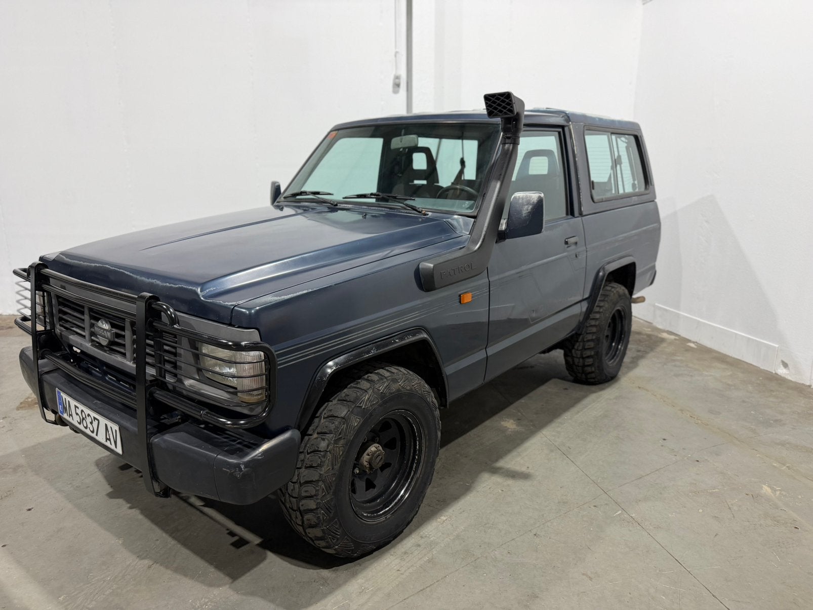 Nissan Patrol 2.8 D 6 cyl 1990 137.496 km 100% origineel, Auto's, Nissan, Stof, 2826 cc, 95 pk, Blauw