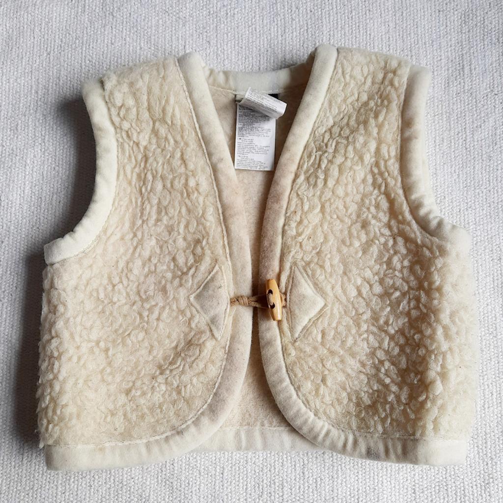 Alwero wollen vestje XS - Crème, Kinderen en Baby's, Ophalen of Verzenden, Gebruikt, Alwero, Jongetje of Meisje