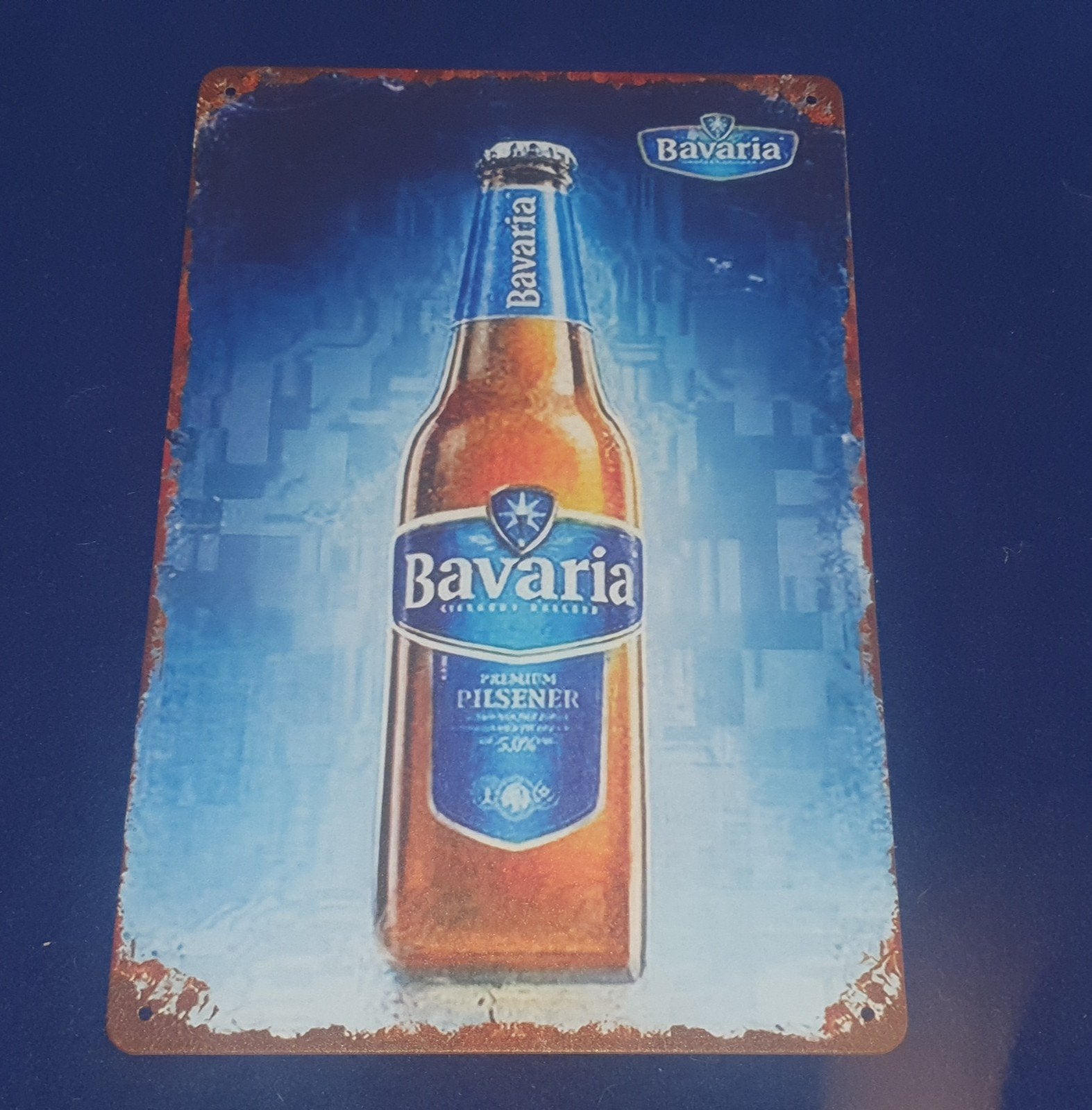 Bavaria bier wandbord, Ophalen of Verzenden, Nieuw, Reclamebord, Plaat of Schild, Bavaria