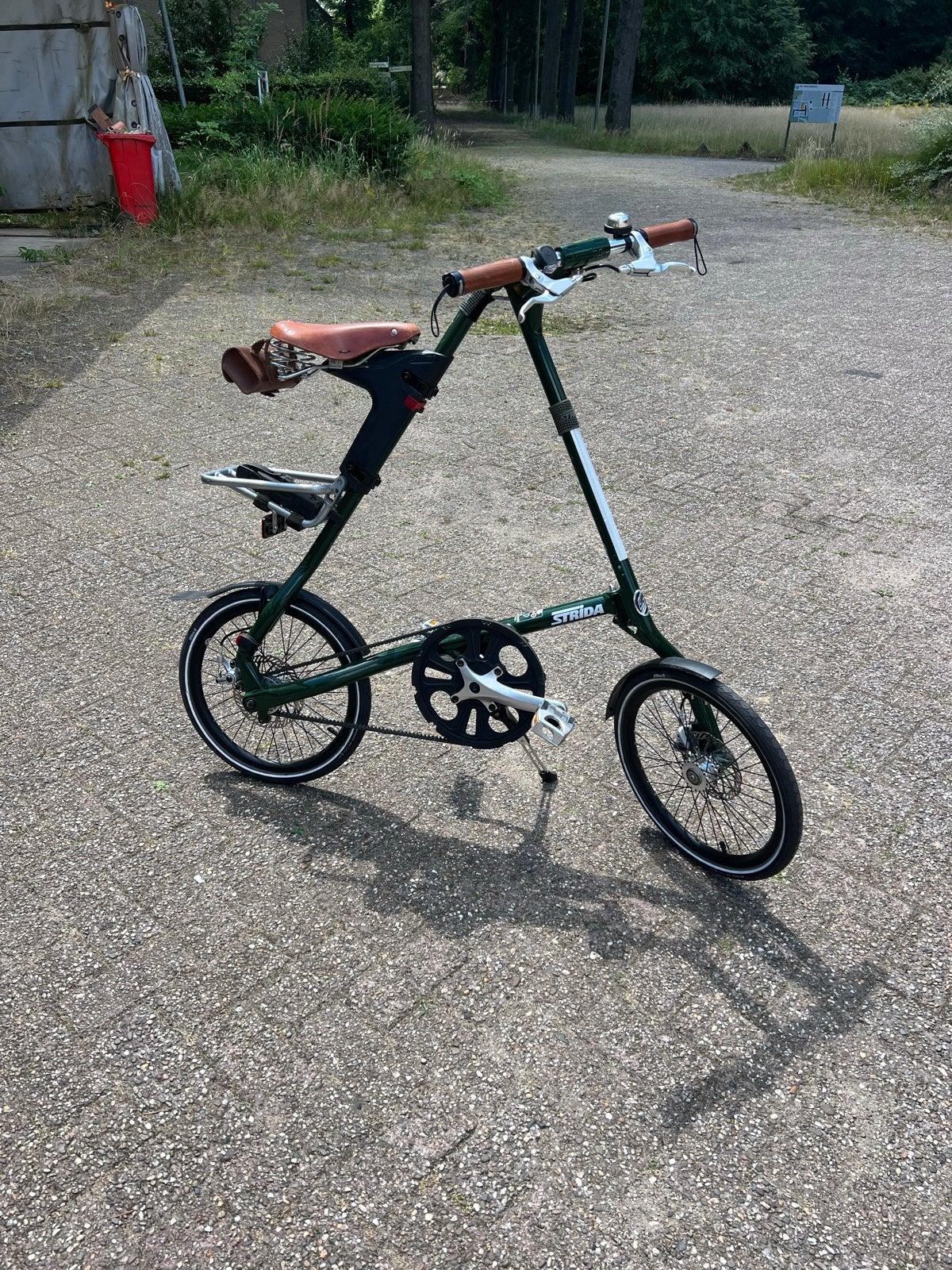Strida Design Vouwfiets - Compact en Stijlvol, Gebruikt, Heren, 16 tot 18 inch, Totaal opvouwbaar
