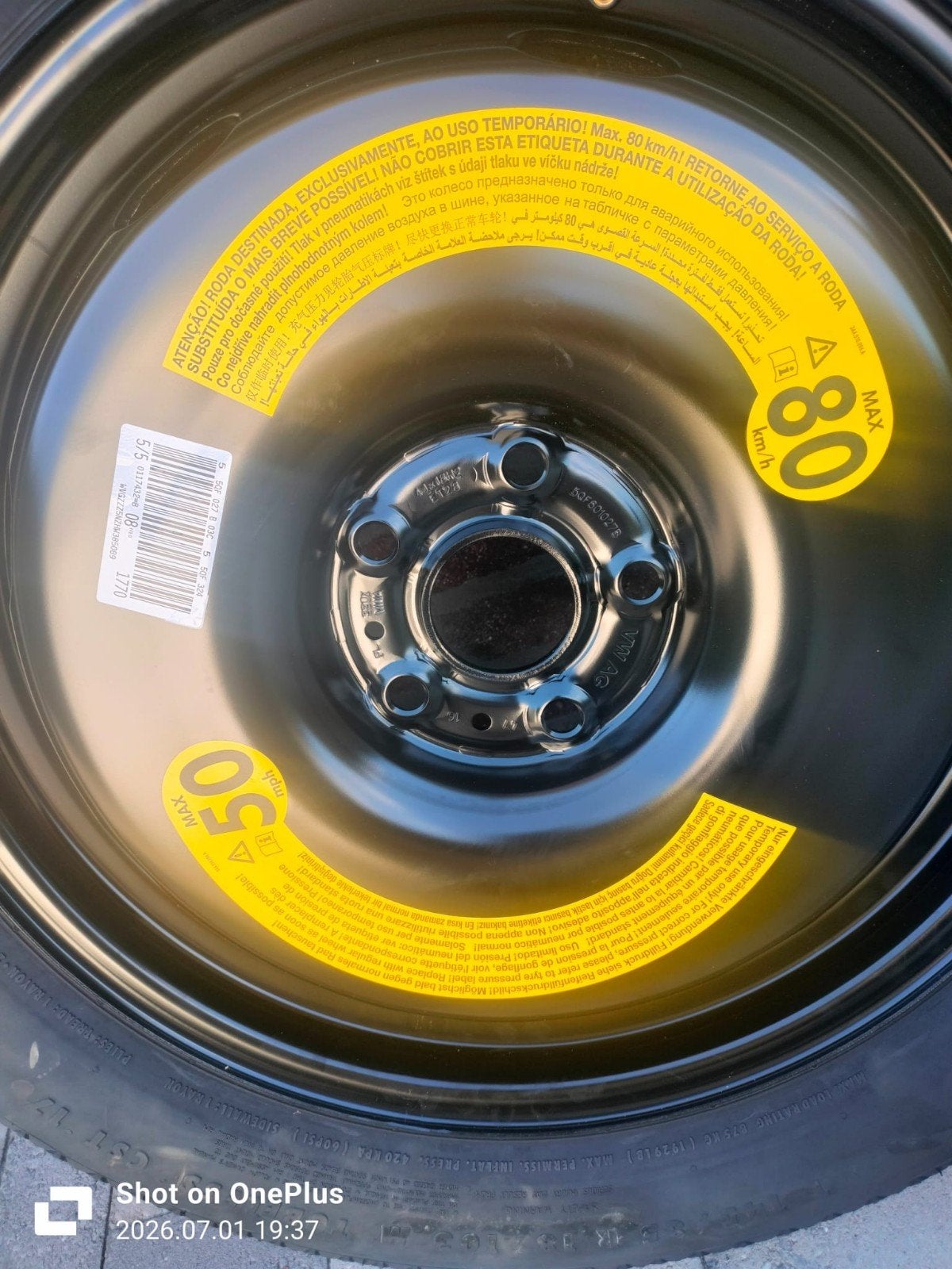 Reservewiel Continental SpareContact 145/85 R18 103M NIEUW, Auto-onderdelen, Ophalen