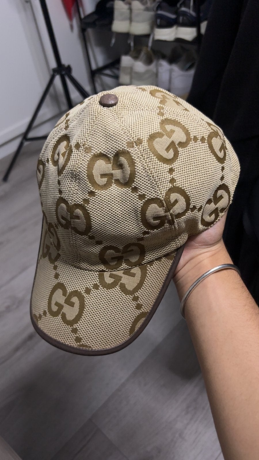 Gucci pet Jumbo (Origineel), Ophalen of Verzenden, Gedragen, 58 of 59 cm (L, 7¼ of ⅜ inch), Pet