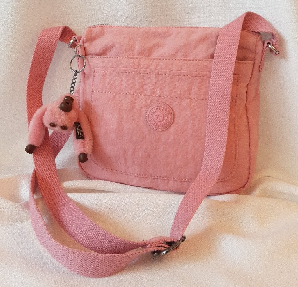 Kipling crossbody tas, Verzenden, Zo goed als nieuw, Roze, Kipling