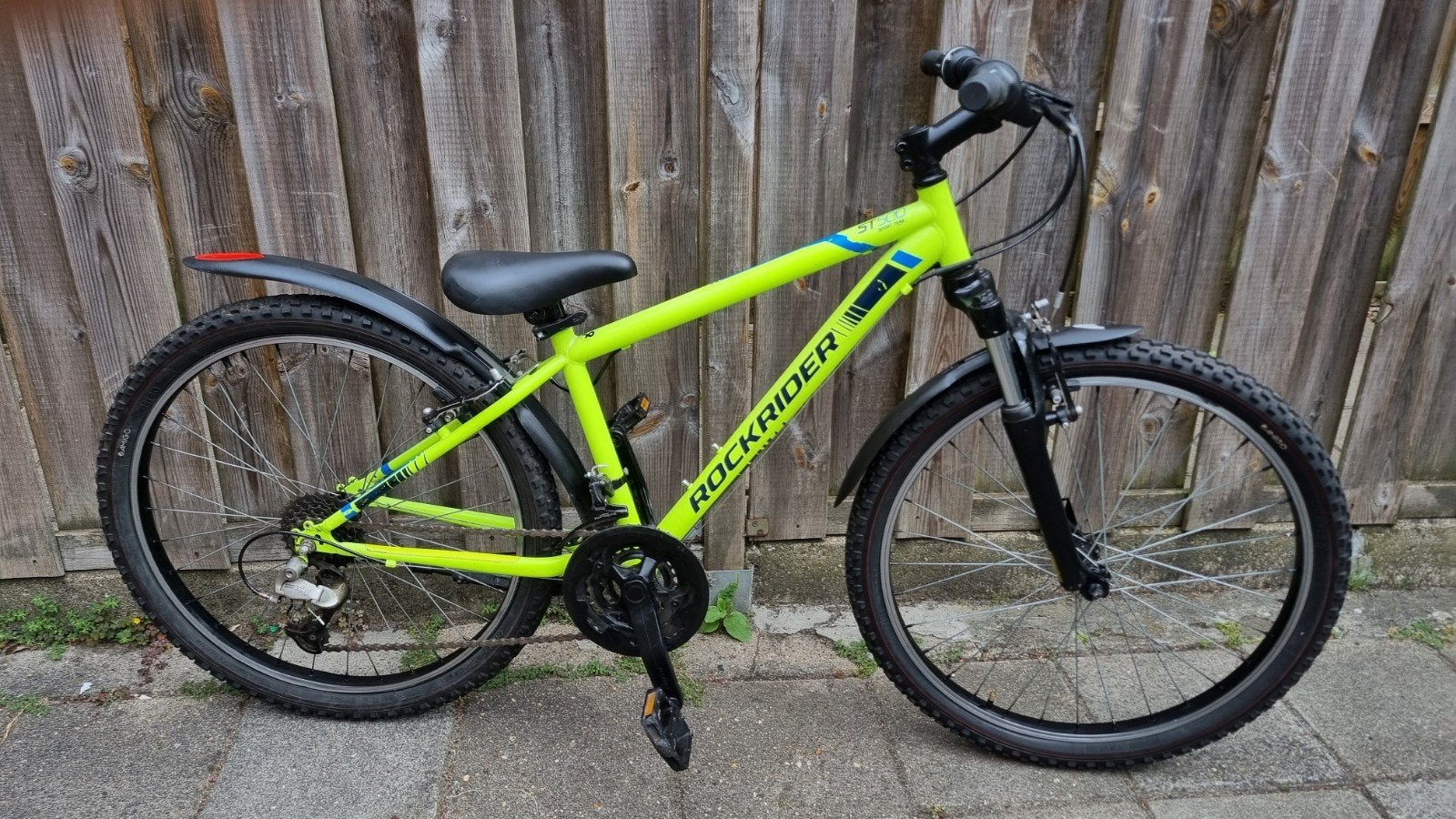 Stoere Kinder Mountainbike Rockrider 24 inch, Fietsen en Brommers, Fietsen | Jongens, Ophalen, Velgrem, Versnellingen, Rockrider
