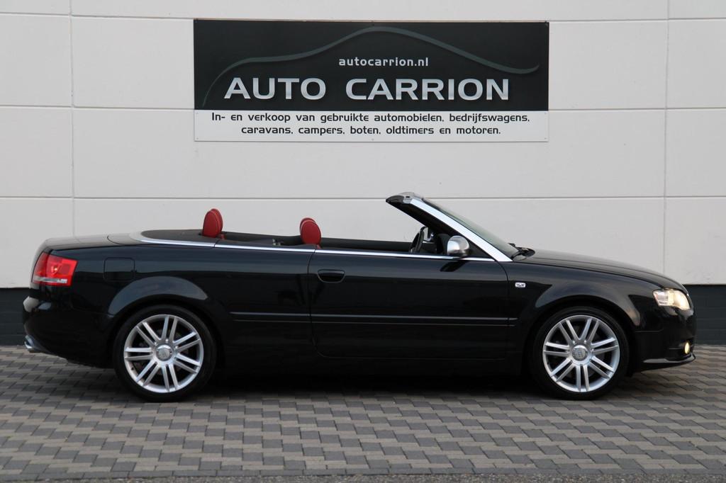 Audi A4 Cabriolet 4.2 V8 S4 quattro Navi Cruise Leder Xenon, Automaat, Gebruikt, Cabriolet, 4 stoelen