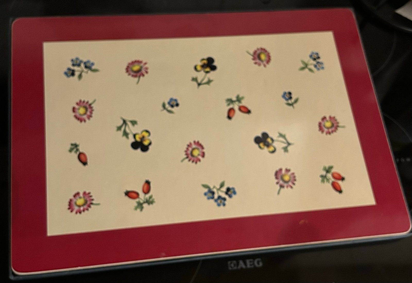 Vier Villeroy & Boch placemats - Zo goed als nieuw, Meerkleurig, Ophalen of Verzenden, Natuurlijk materiaal, Klassiek