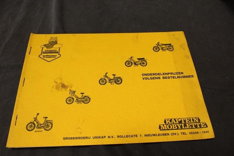 Kaptein Mobylette  Unikap 1974 bromfiets onderdeel prijzen, Ophalen of Verzenden, Gebruikt