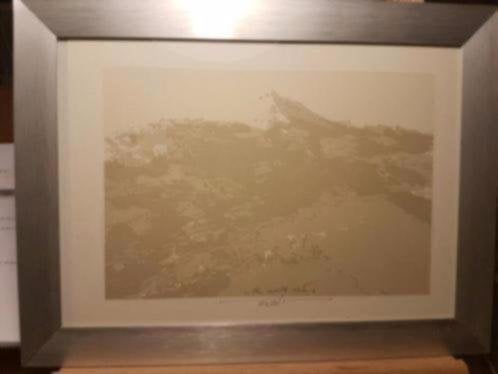 Zeefdruk hand gesigneerd Martin R. Baeyens The North sea, Ophalen