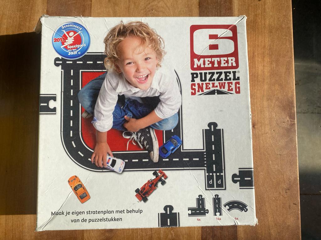 6 Meter Puzzel Snelweg - Bouw je eigen stratenplan!, Ophalen of Verzenden, Gebruikt, Bouwen