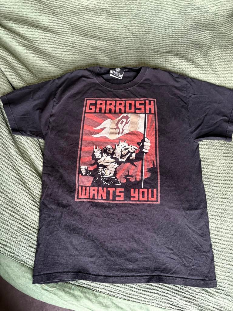 Blizzard JINX WoW Vintage T-shirt M - Cataclysm 2010, Ophalen of Verzenden, Gedragen, Maat 48/50 (M), Zwart