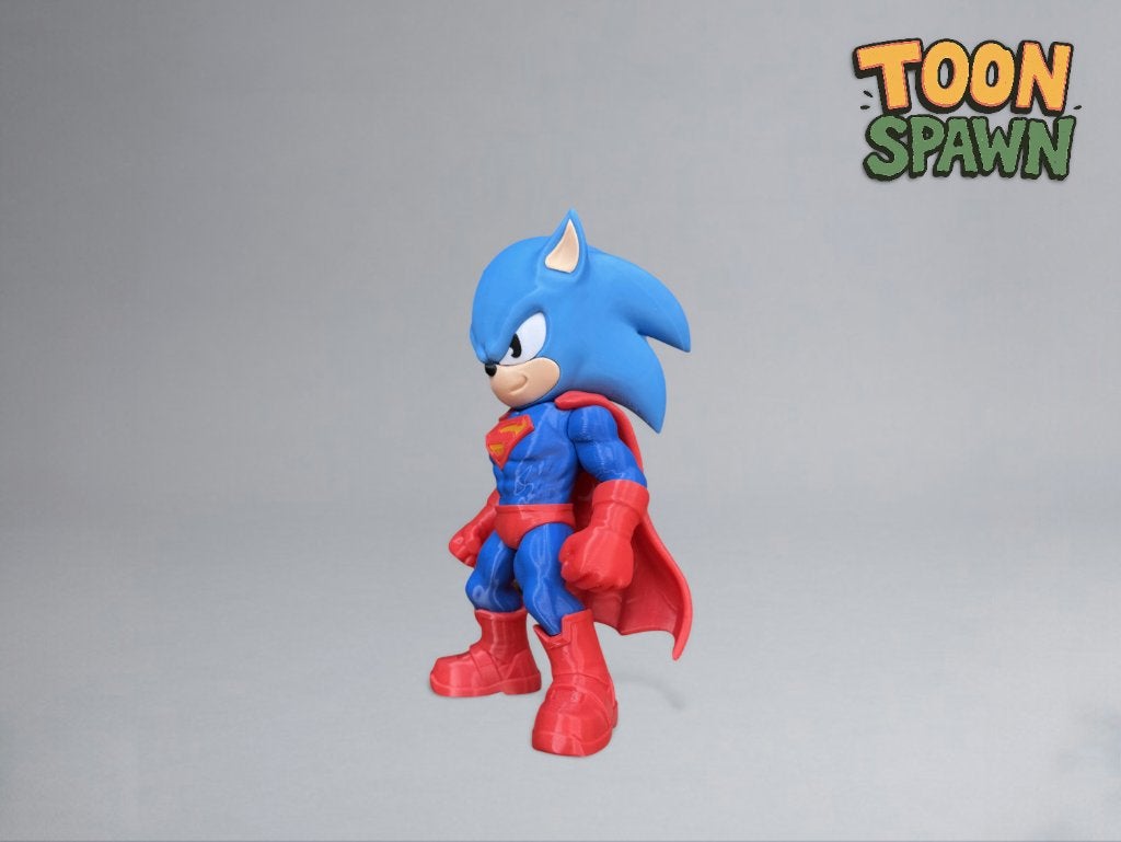 Super Sonic Superman – 28 cm – Heroic Hyper Mash‑up Figuur, Verzamelen, Ophalen of Verzenden, Nieuw, Overige typen