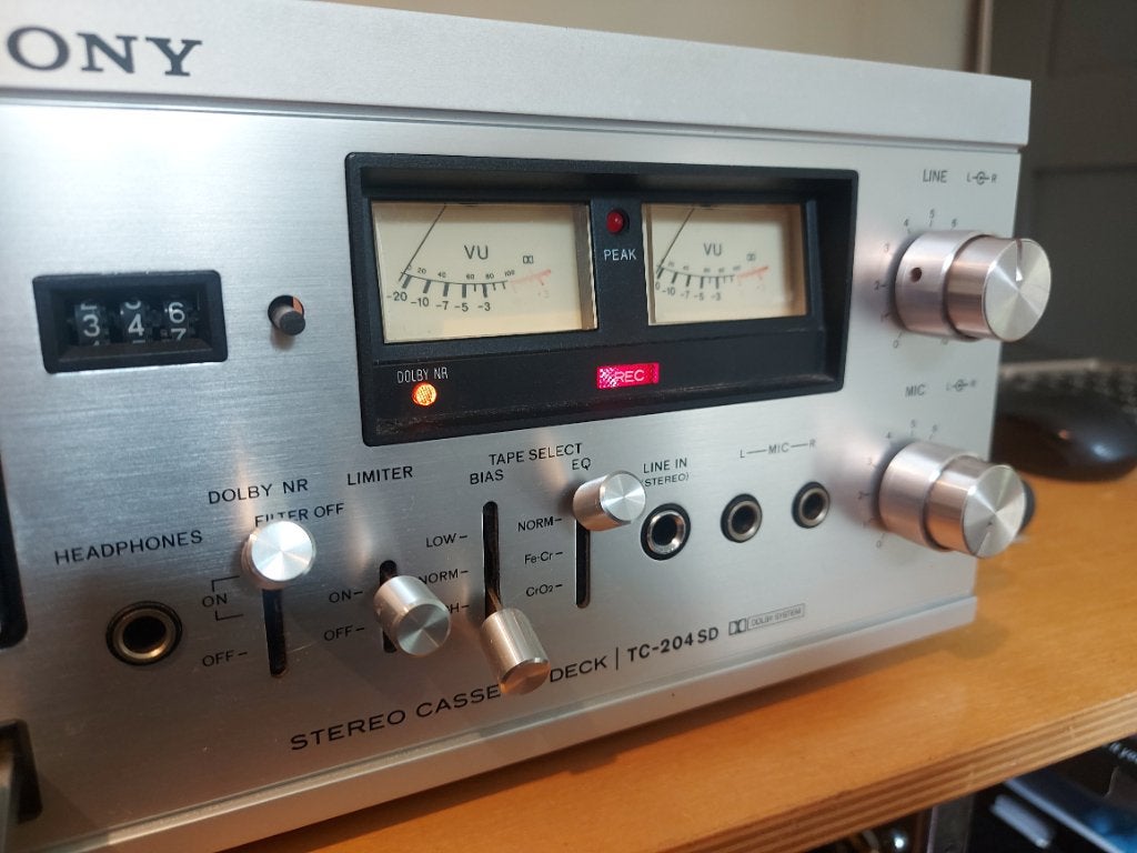 Sony TC 204 SD, Audio, Tv en Foto, Cassettedecks, Ophalen of Verzenden, Enkel, Sony