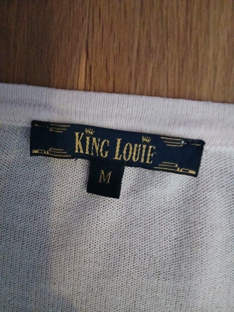Prachtig champagnekleurig King Louie vestje maat M, Maat 38/40 (M), Beige, Ophalen of Verzenden, Zo goed als nieuw