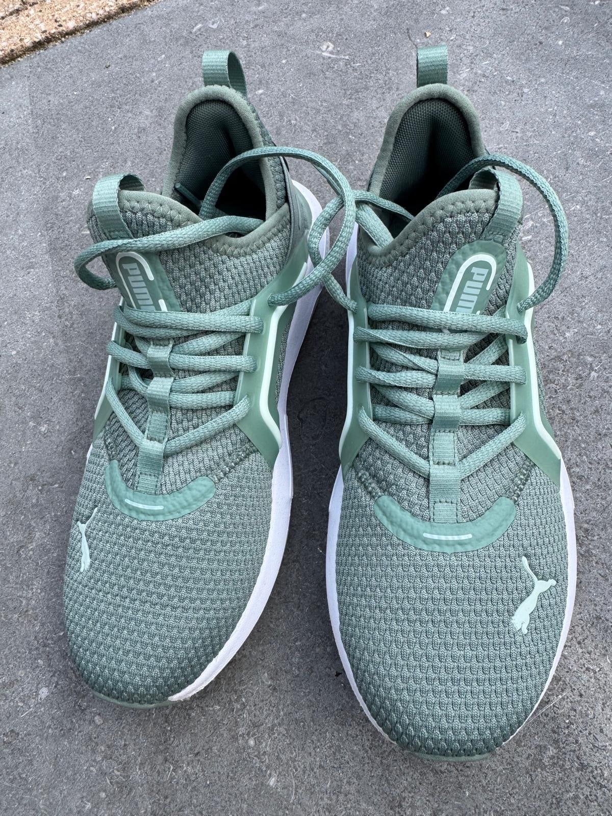 Puma Softride sneakers - Zo goed als nieuw maat 38, Ophalen of Verzenden, Zo goed als nieuw, Groen, Sneakers of Gympen
