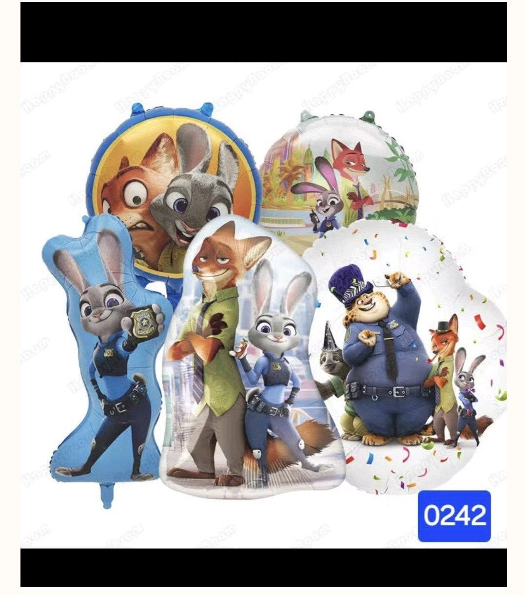 Zootropolis / Zootopia Folieballonnen Set, Ophalen, Nieuw, Versiering, Overige
