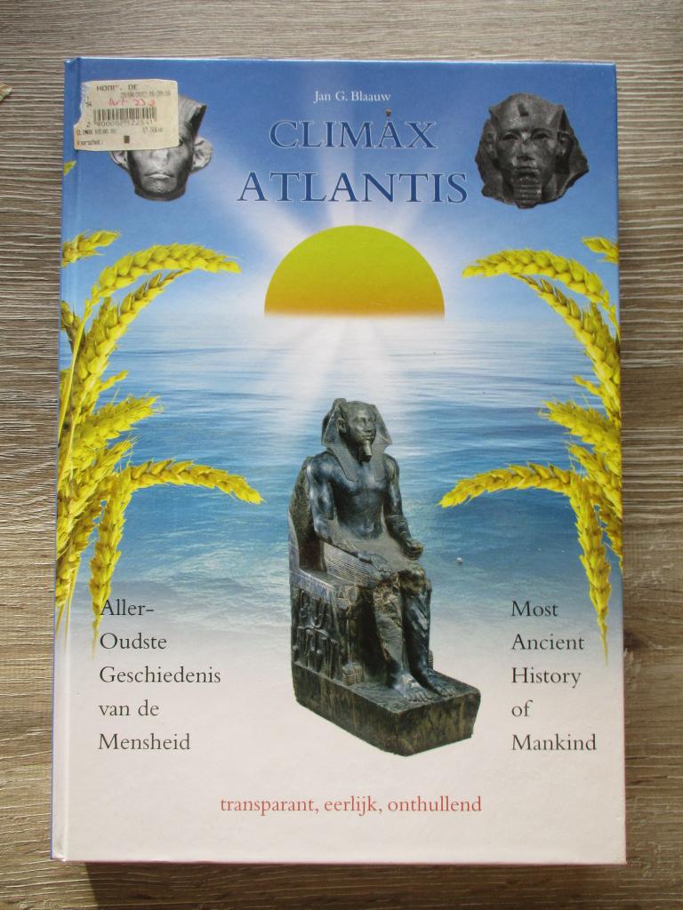 Climax Atlantis - Jan G. Blaauw, Ophalen of Verzenden, Gelezen, Overige onderwerpen, Achtergrond en Informatie