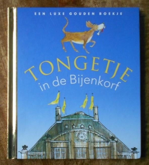 Gouden boekje : TONGETJE in de Bijenkorf, Ophalen, Zo goed als nieuw, 3 tot 4 jaar