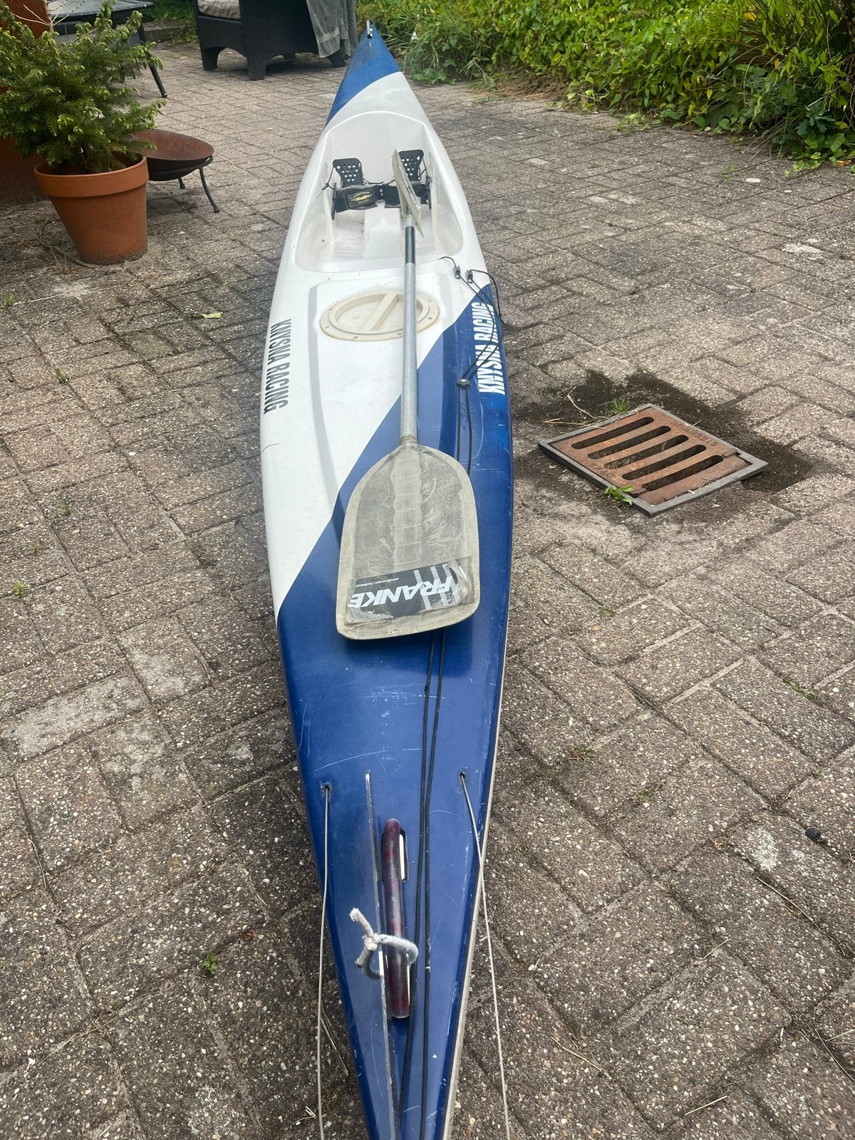 Knysna Racing Surfski - 5.50m, 15kg, Watersport en Boten, Ophalen, Gebruikt, Eén persoon, Met peddels