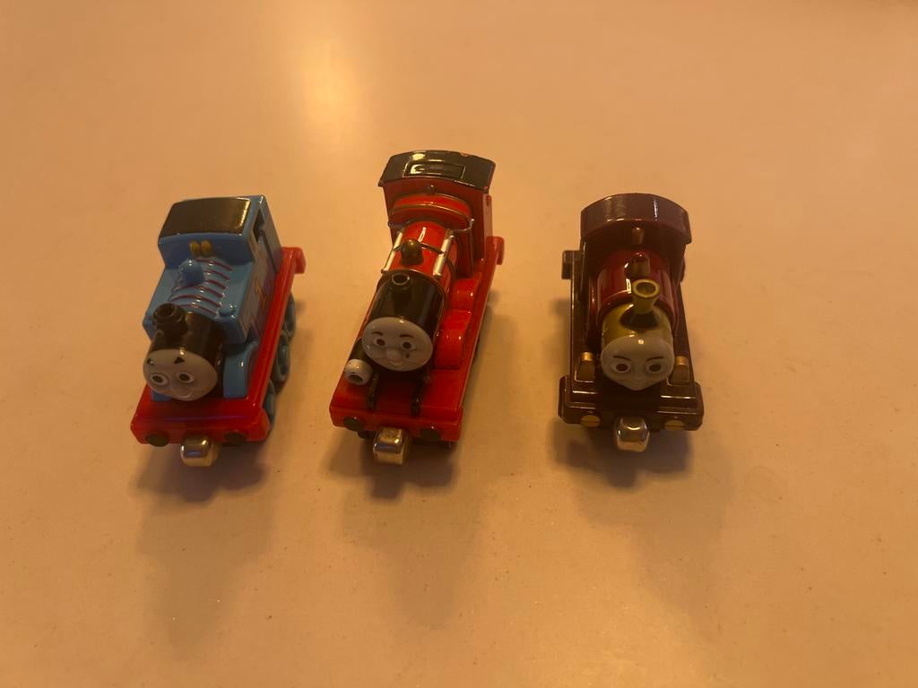 Thomas de Trein speelgoed - 3 treintjes, Ophalen, Gebruikt