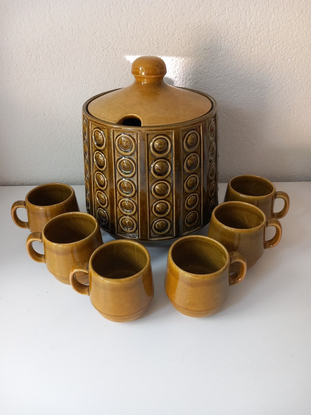 Vintage retro jaren "70 bowl set, Ophalen of Verzenden