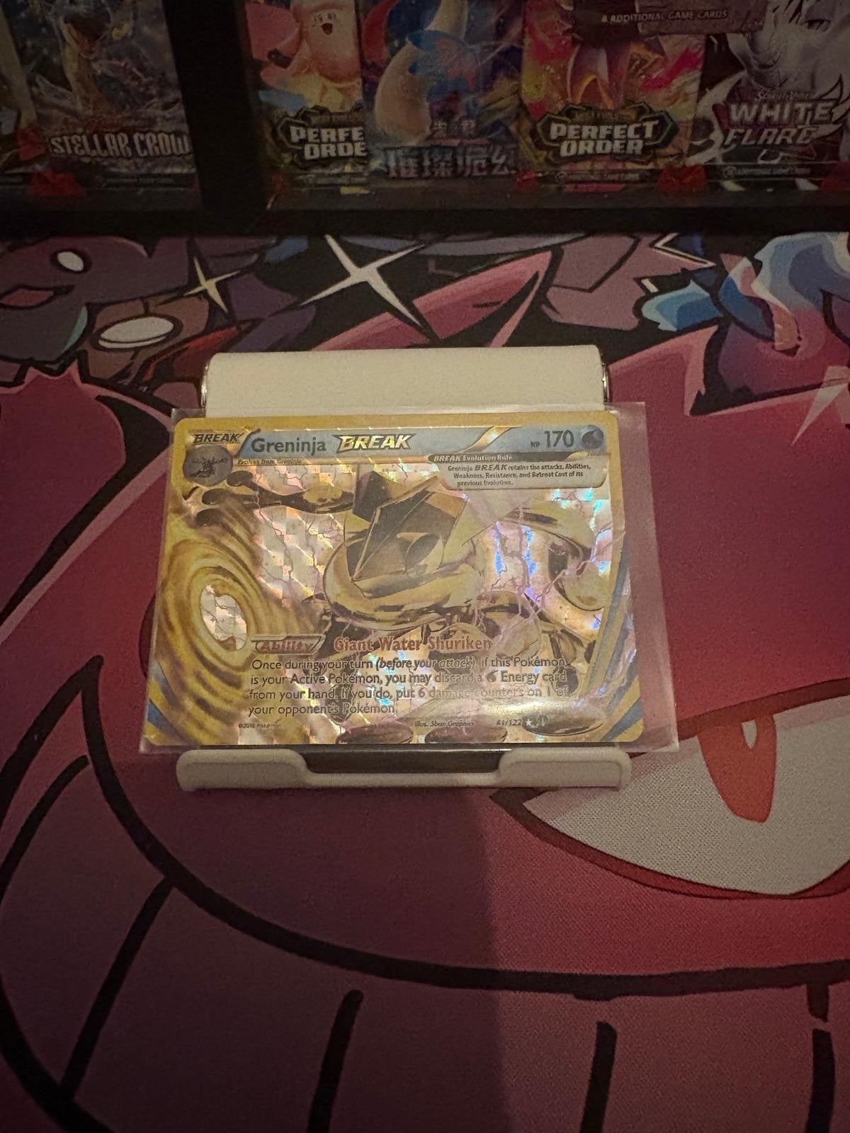 Greninja BREAK 41/122 Pokémon-kaart - Near Mint, Verzamelen, Ophalen of Verzenden, Zo goed als nieuw