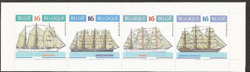 België, Grote Zeilschepen, 1995., Ophalen of Verzenden, Postfris