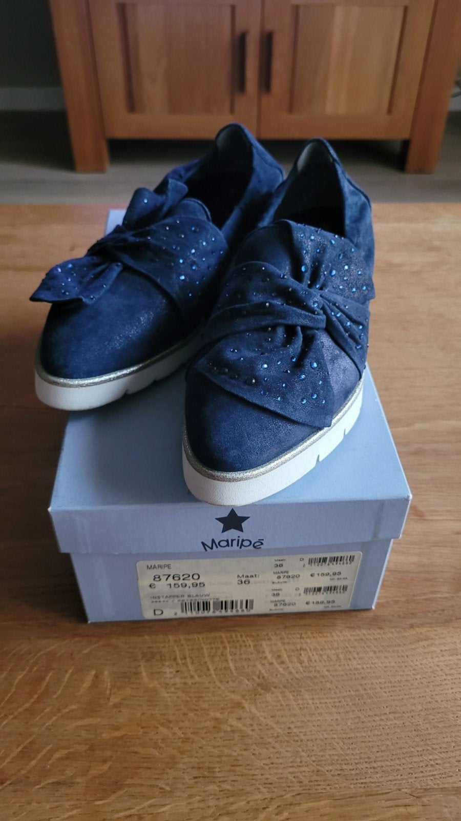 Lere Instappers donkerblauw maat 36 nieuw!!, Ophalen of Verzenden, Nieuw, Blauw, Instappers