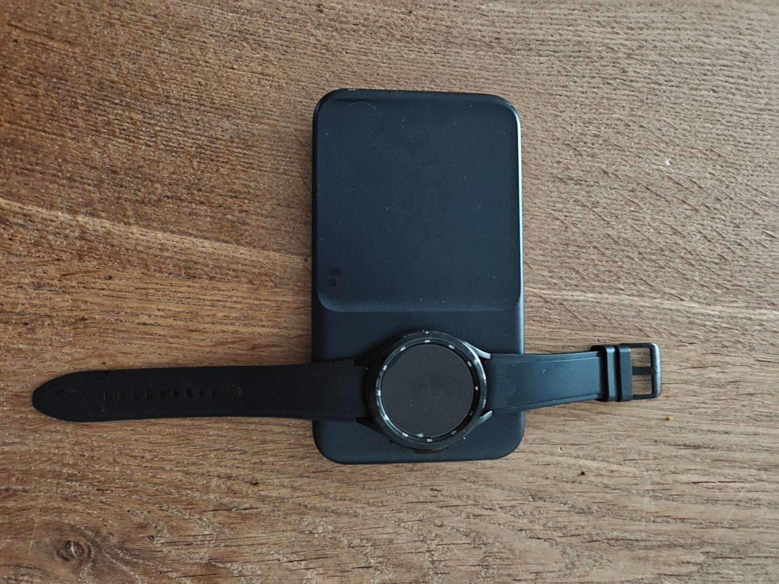 Samsung Galaxy Watch 4 Classic 46mm Zwart met oplader, Gebruikt, Zwart, Ophalen of Verzenden, GPS