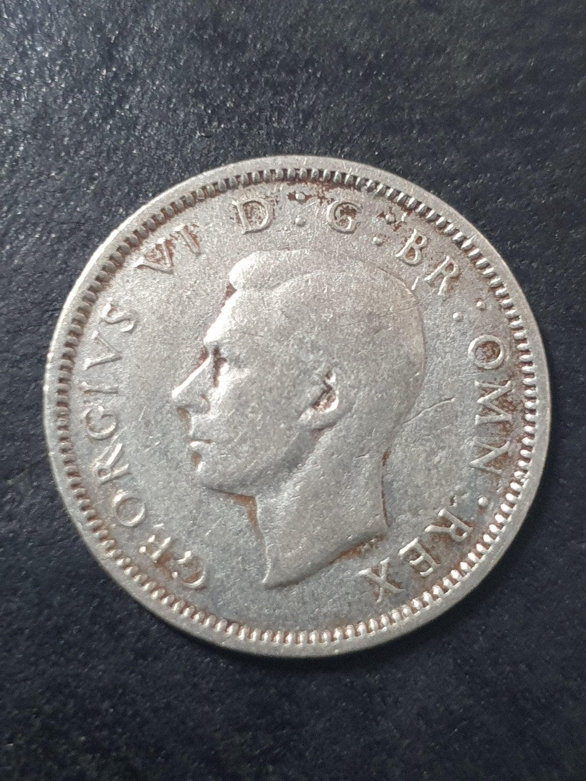 Zilveren 6 pence munt uit 1942 Engeland., Ophalen of Verzenden, Overige landen, Losse munt, Zilver