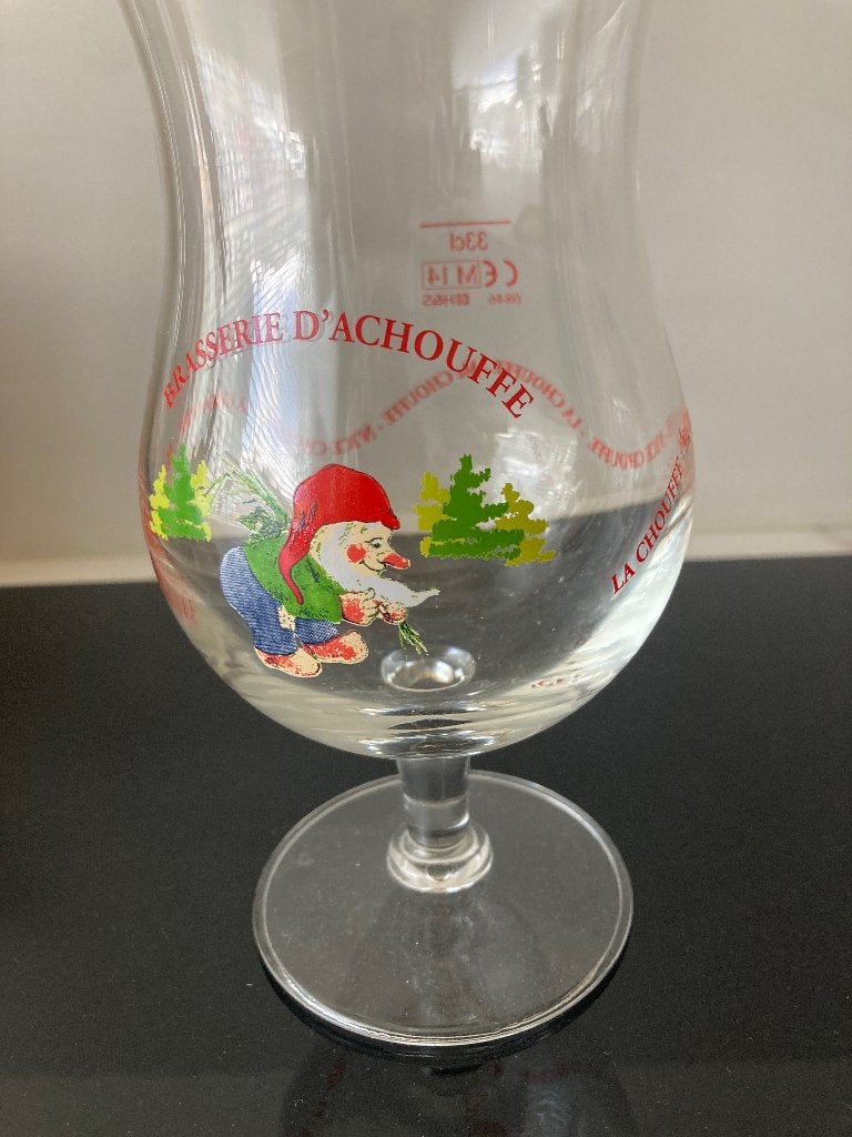 Bier glas La Chouffe, Ophalen, Zo goed als nieuw, Bierglas