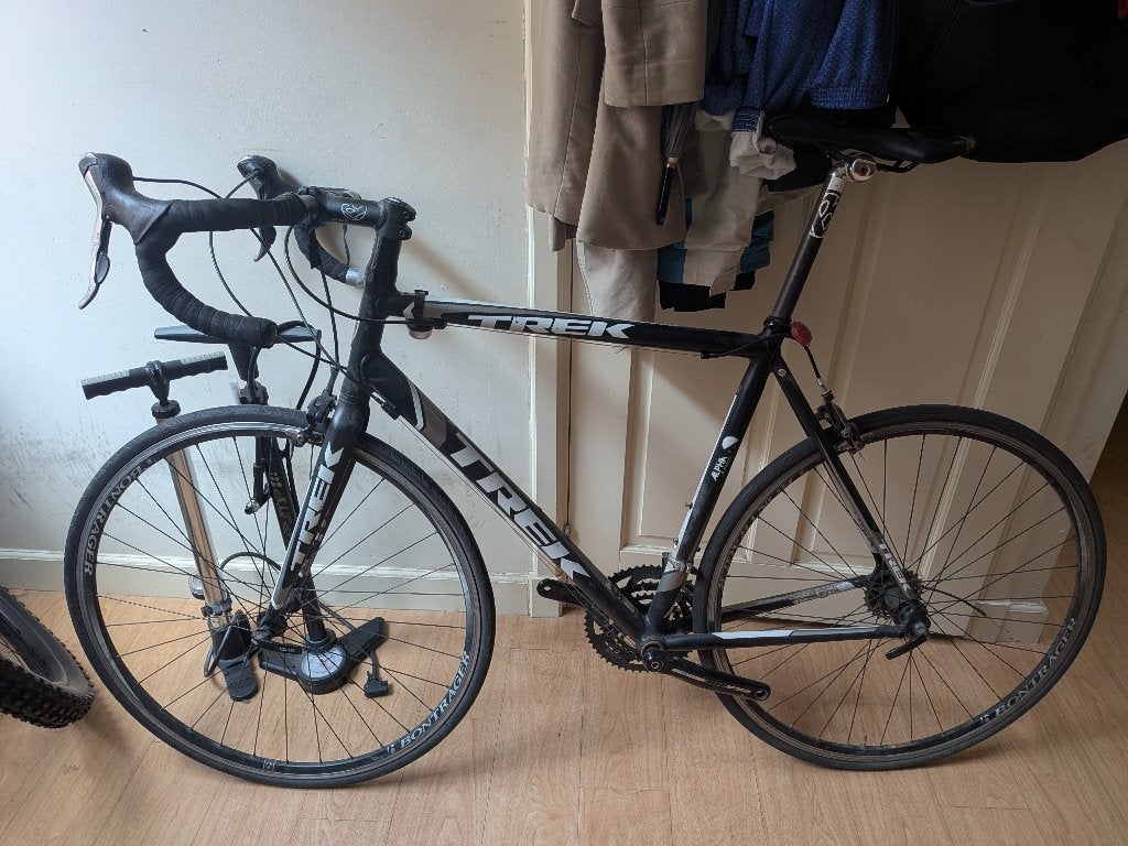 Trek racefiets opknappertje, 28 inch, Gebruikt, Velgrem, Aluminium