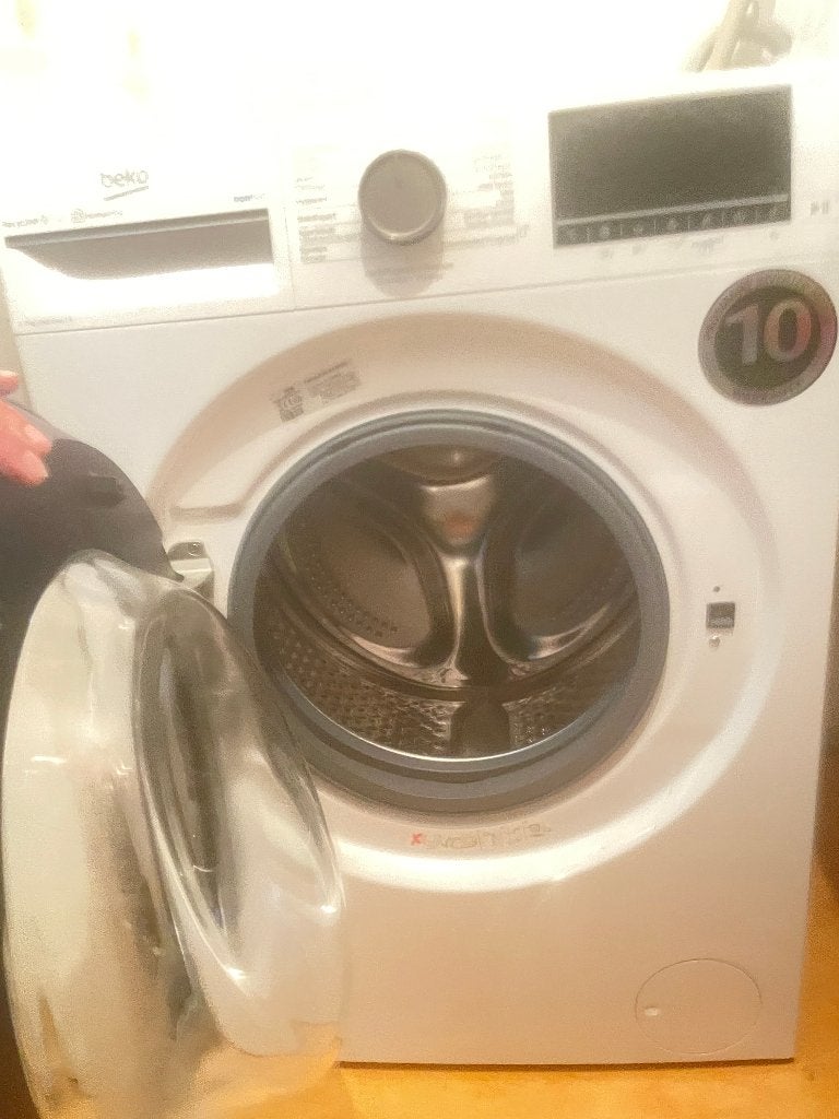 Wasmachine, Witgoed en Apparatuur, Wasmachines, Ophalen, 1200 tot 1600 toeren, Gebruikt, 85 tot 90 cm