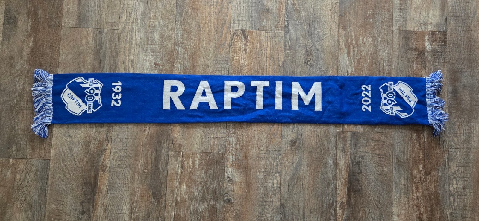 Sjaal VV Raptim, Verzamelen, Ophalen of Verzenden, Zo goed als nieuw, Buitenlandse clubs, Vaantje of Sjaal