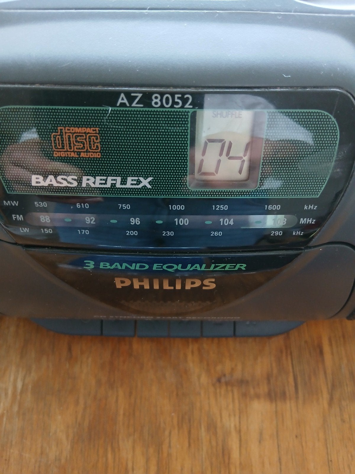 Philips AZ 8052 CD Radio Cassette Recorder Bass Reflex, Audio, Tv en Foto, Radio's, Ophalen of Verzenden, Gebruikt, Radio, Met cd-speler