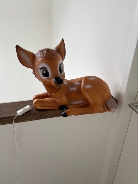 Bambi hert lamp, Ophalen, Overige merken, Bruin, Nieuw
