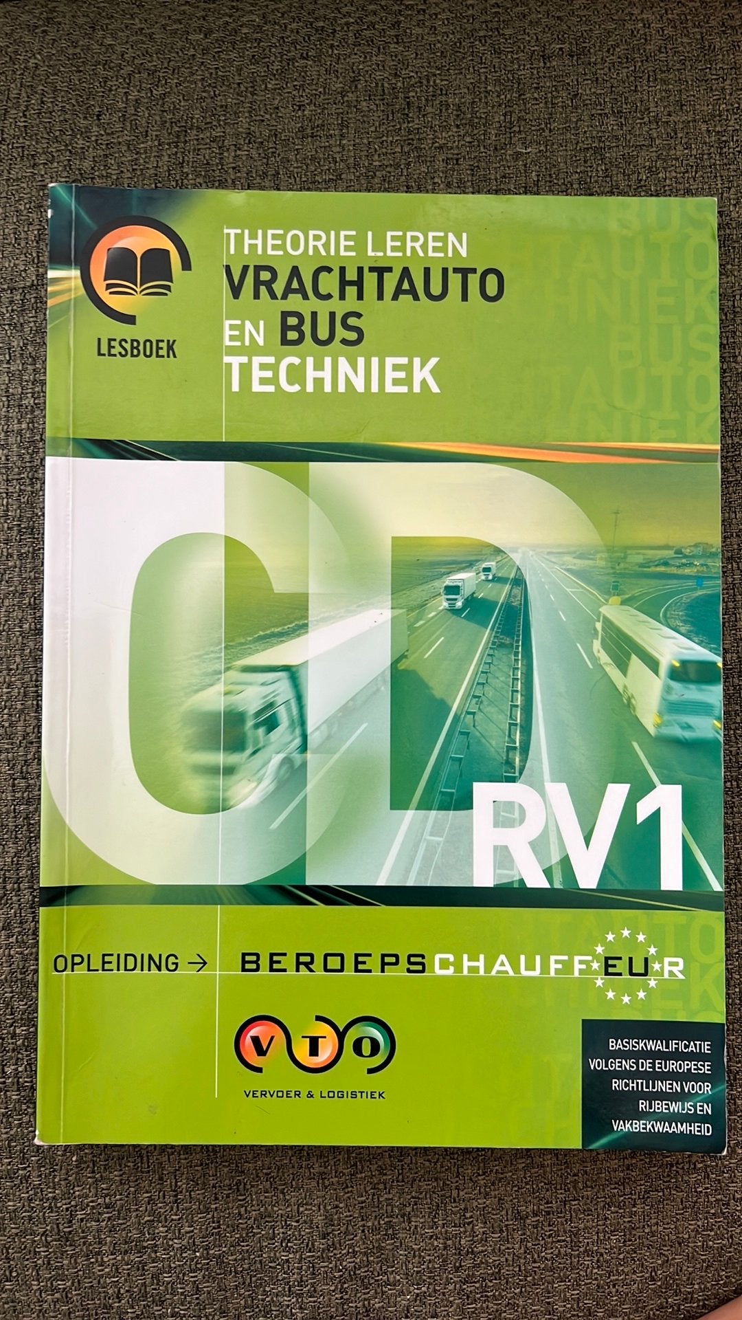 Lesboek Theorie Vrachtauto en Bus Techniek, Ophalen of Verzenden, Zo goed als nieuw, Overige onderwerpen