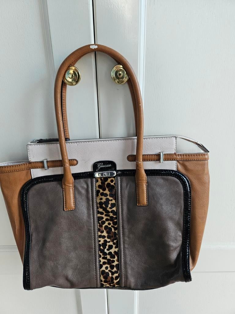 Leuke vintage tas Guess, Ophalen of Verzenden, Zwart, Handtas