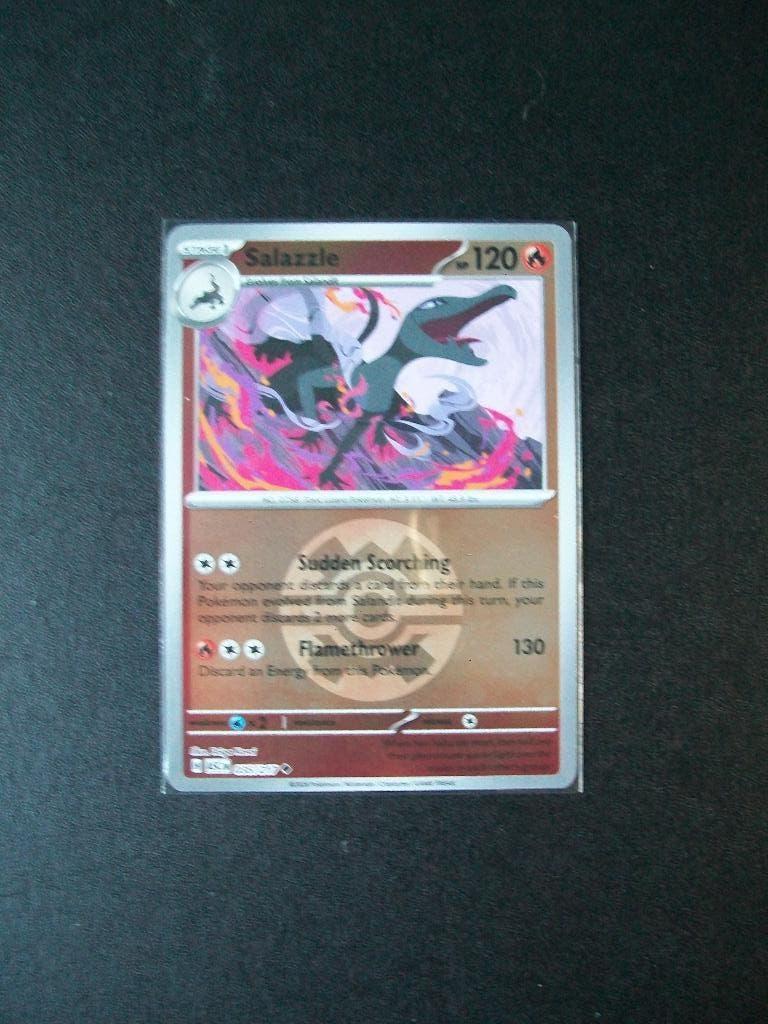 2330: Nieuwe Pokemon Kaart holofoil SALAZZLE HP120 (035/217), Verzenden, Nieuw, Losse kaart, Foil