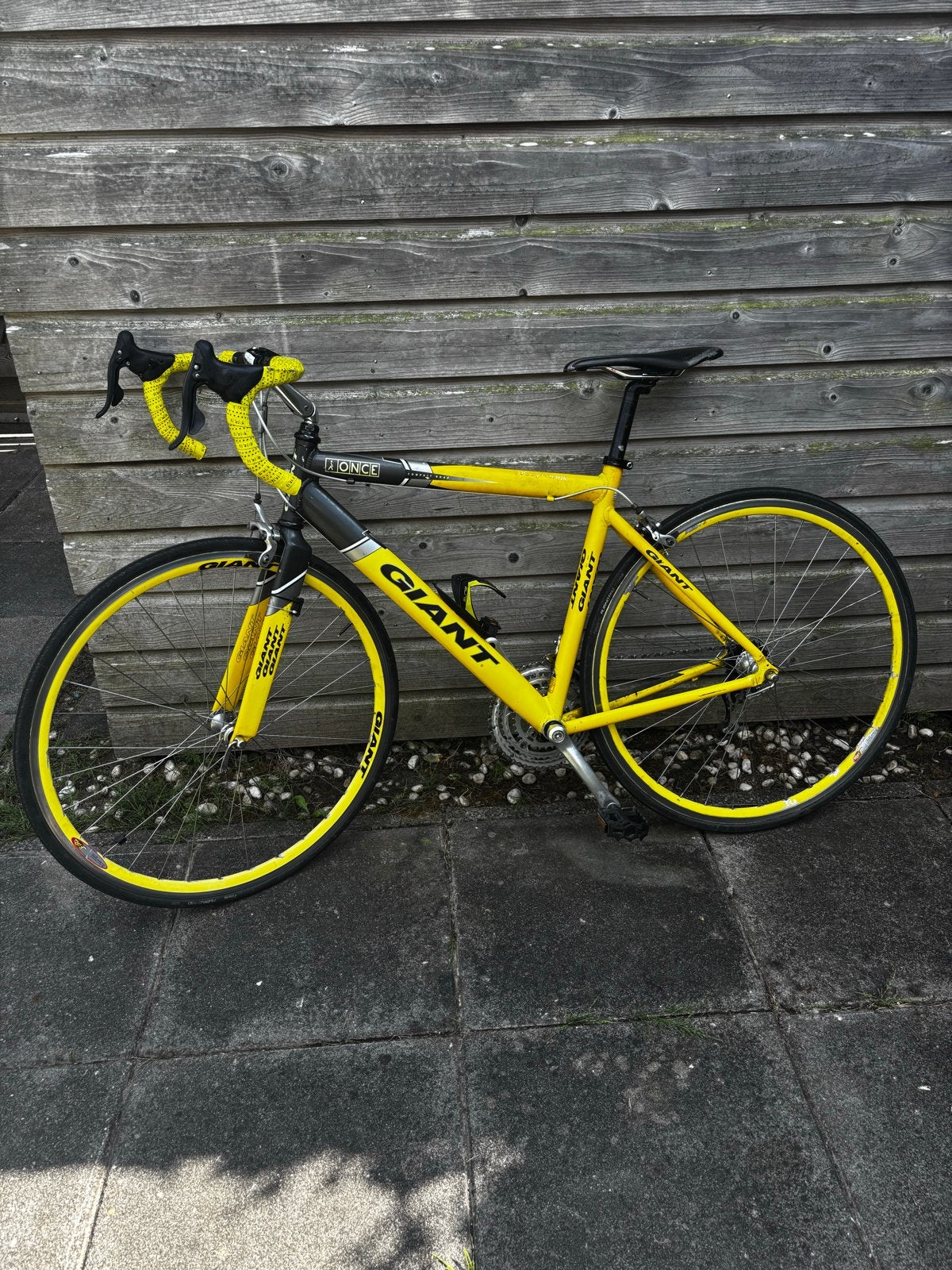 Giant racefiets - Geel/Zwart - Framemaat 50, Fietsen en Brommers, Fietsen | Racefietsen, Ophalen, 28 inch, Gebruikt, Aluminium