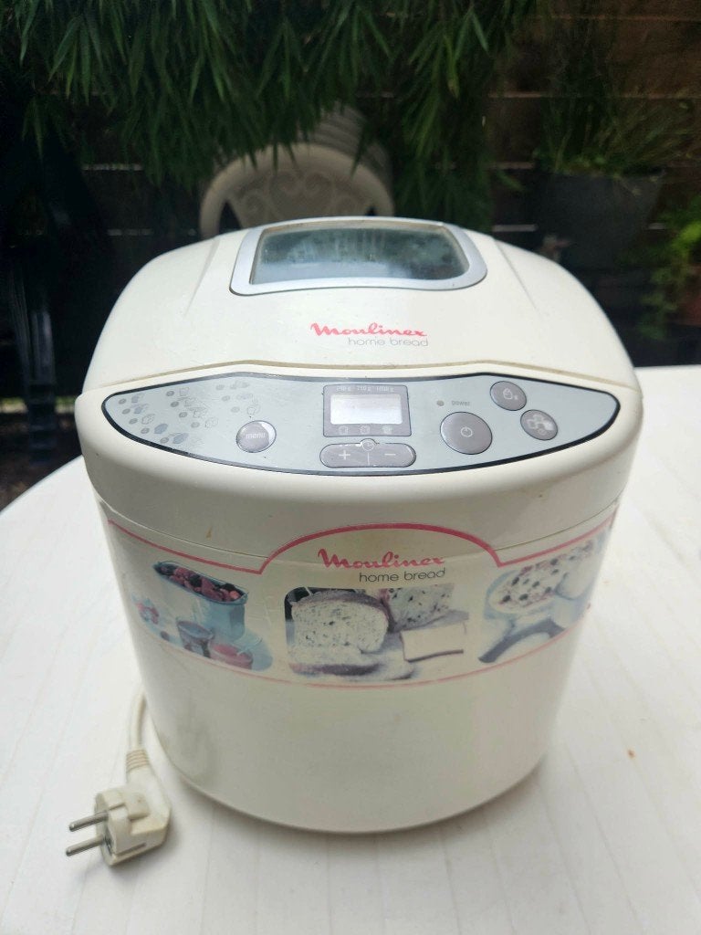 Broodbakmachine Homebread Moulinex, Met timer, 800 tot 1200 gram deeg, Ophalen of Verzenden, Gebruikt