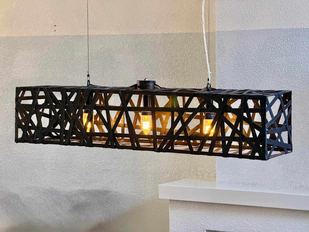 Stoere stijlvolle designlamp, Overige materialen, Stoer, stijlvol, raw, eyecatcher, Ophalen of Verzenden, Zo goed als nieuw