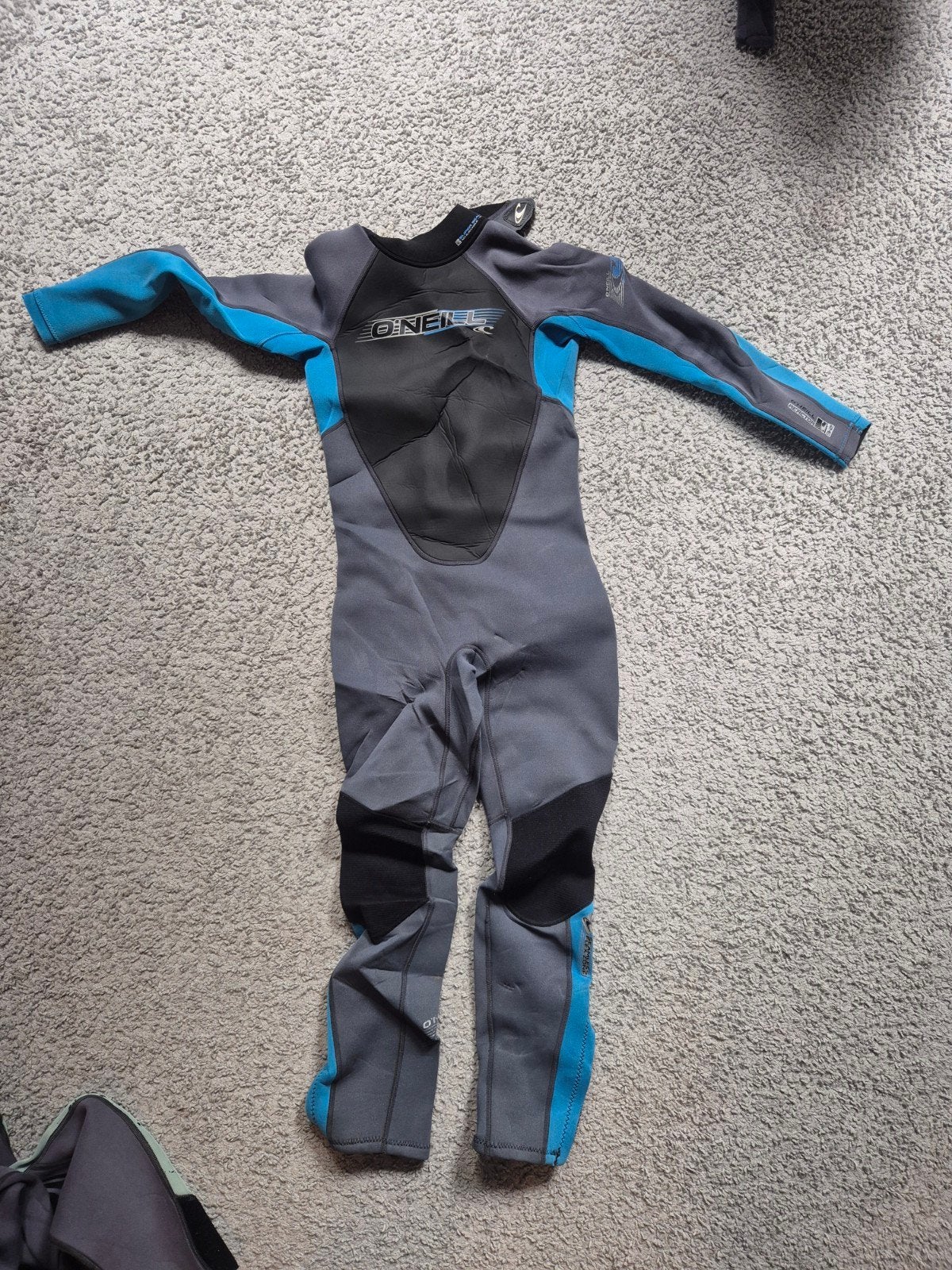 O'Neill Wetsuit - Maat 12 - Grijs/Blauw, Wetsuit, Gebruikt, Kind, O'Neill