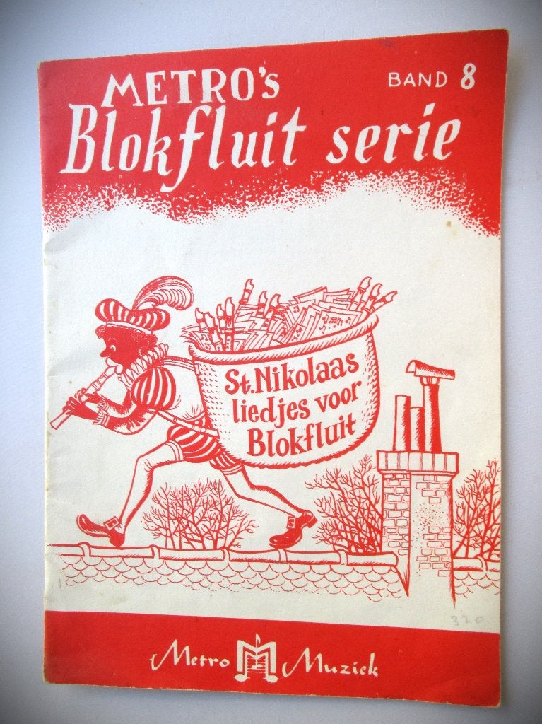 Sinterklaas~St.Nikolaas liedjes voor de Blokfluit~jrn 60, Gebruikt, Ophalen of Verzenden, Thema, Blokfluit