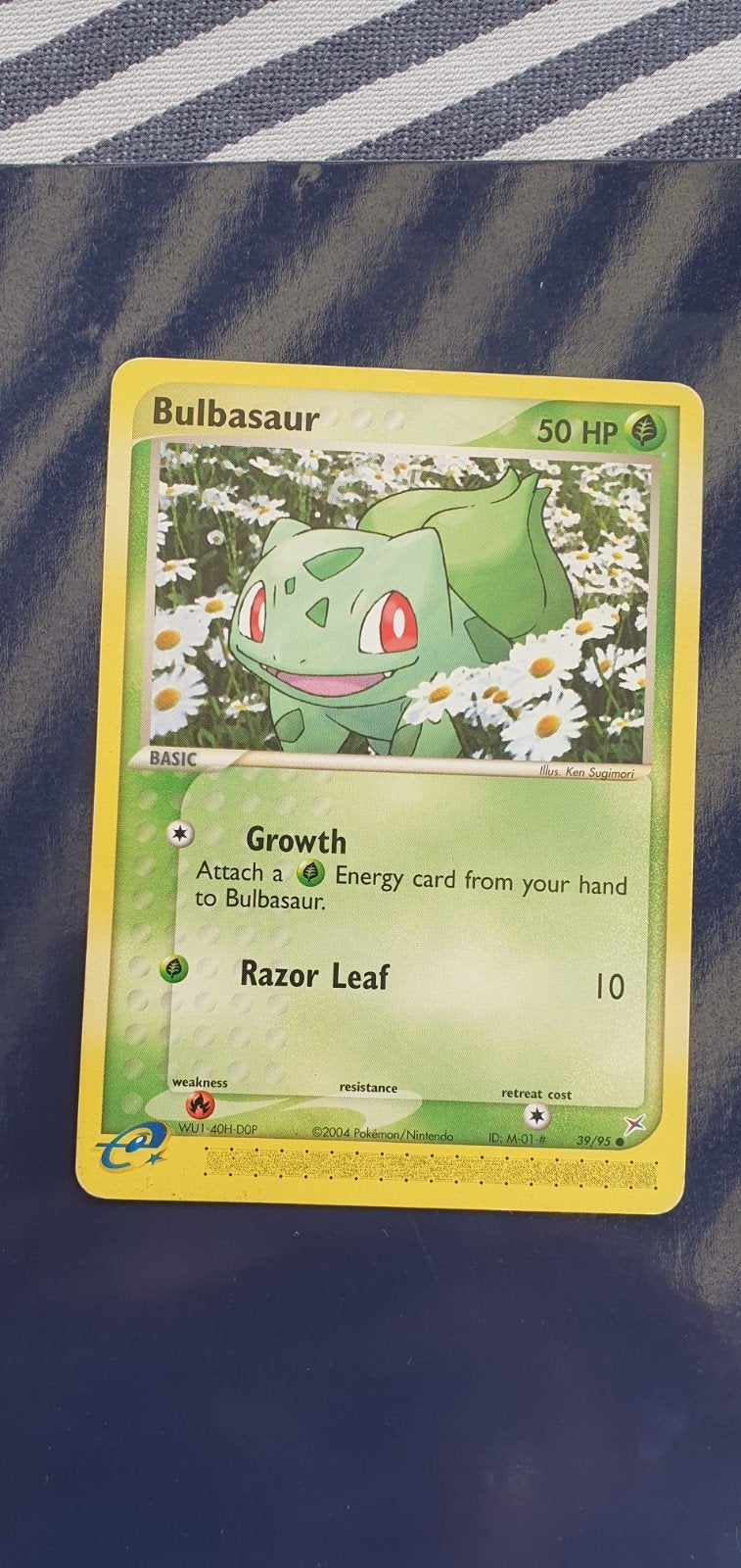 Bulbasaur 39/95 pokemon kaart, Ophalen of Verzenden, Gebruikt